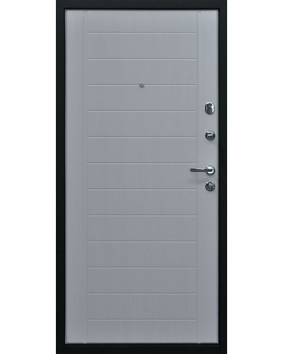 Входная дверь Титан Мск «Эверест», Серый муар / Беленый дуб