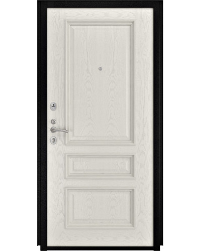 Дверь Титан Мск - Lux-3 A, Медный антик/ Панель шпонированная Гера-2, дуб RAL9010