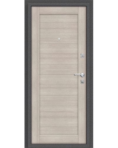 Дверь Титан Мск -ДС Porta R-2, 104.П21 Антик Серебро/Cappuccino Veralinga