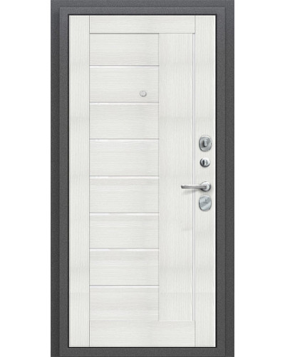 Дверь Титан Мск - Porta S 109.П29, Антик серебро / Bianco Veralinga